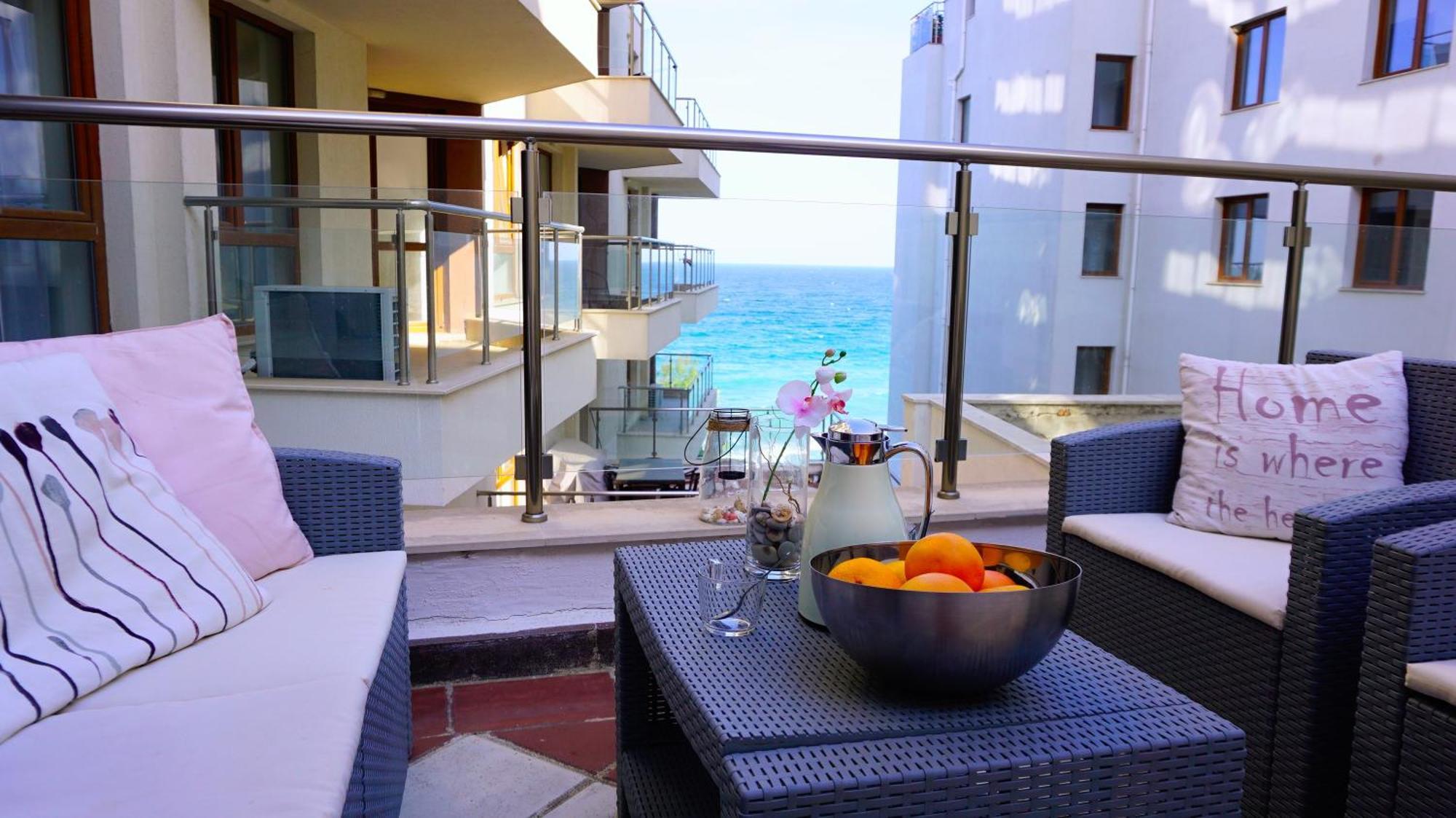 Апартаменти Бяла Клиф На Плажа - Apartments Byala Cliff First Line ภายนอก รูปภาพ