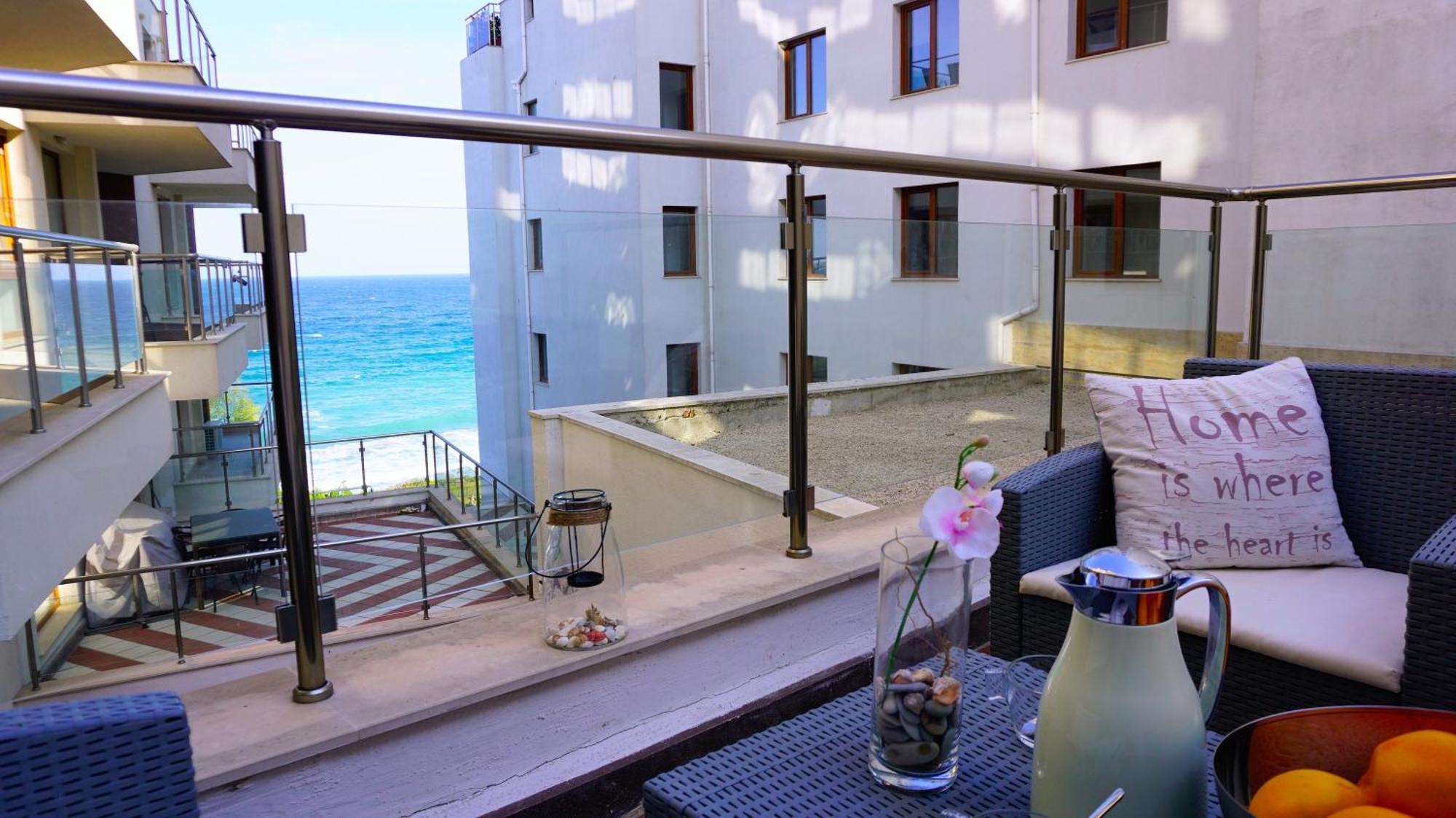 Апартаменти Бяла Клиф На Плажа - Apartments Byala Cliff First Line ภายนอก รูปภาพ